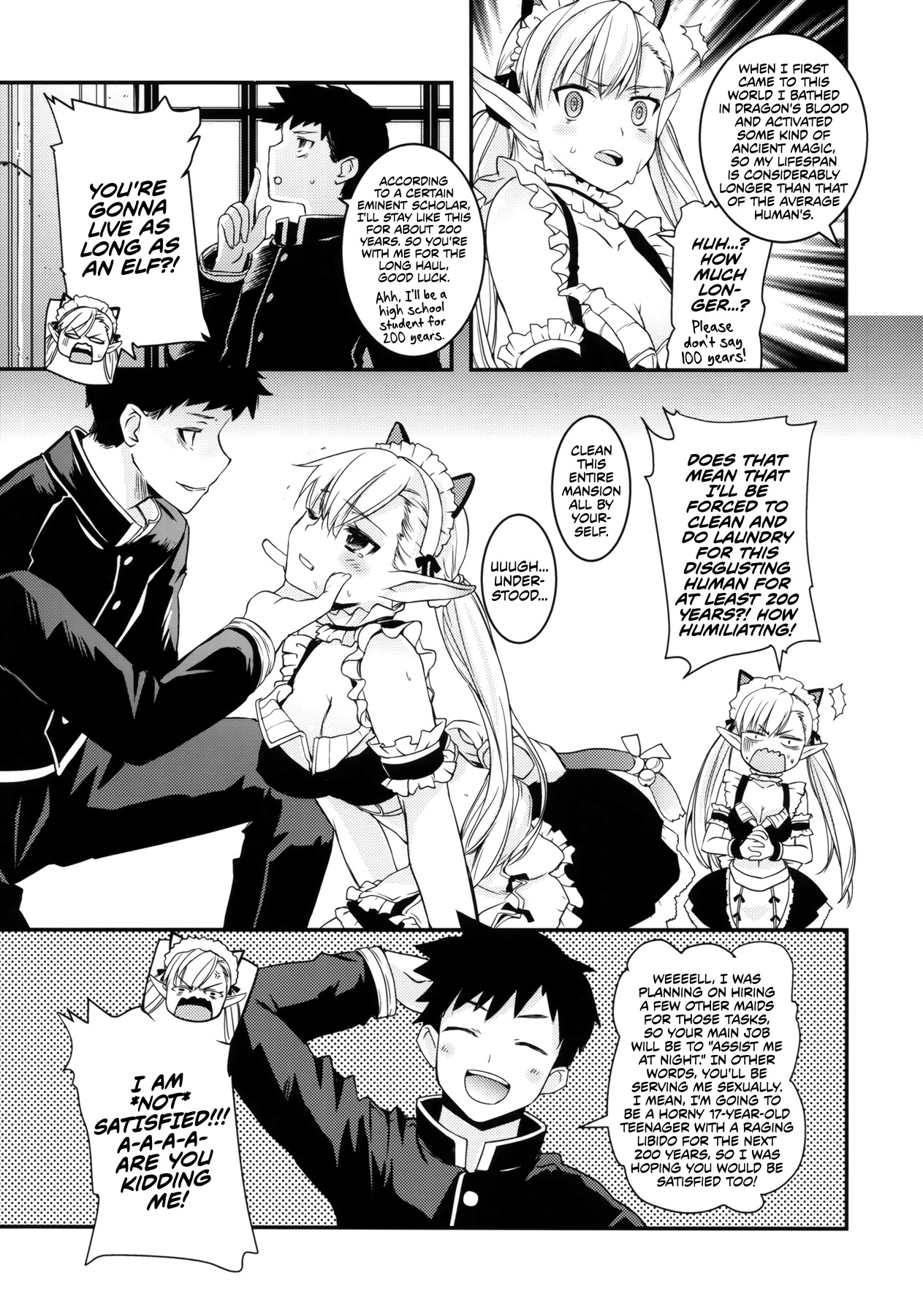 Hentai Manga Comic-My Maid is an Elf Princess!-Read-6